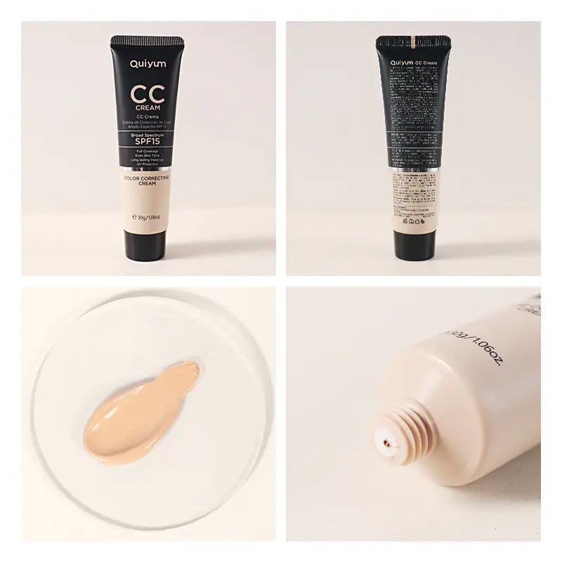 Quiyum CC Cream 30ml (Color Box) - Hydrating and Concealing