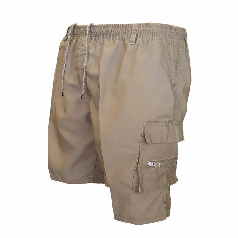 Pull String Casual Cargo Shorts - Men's Shorts