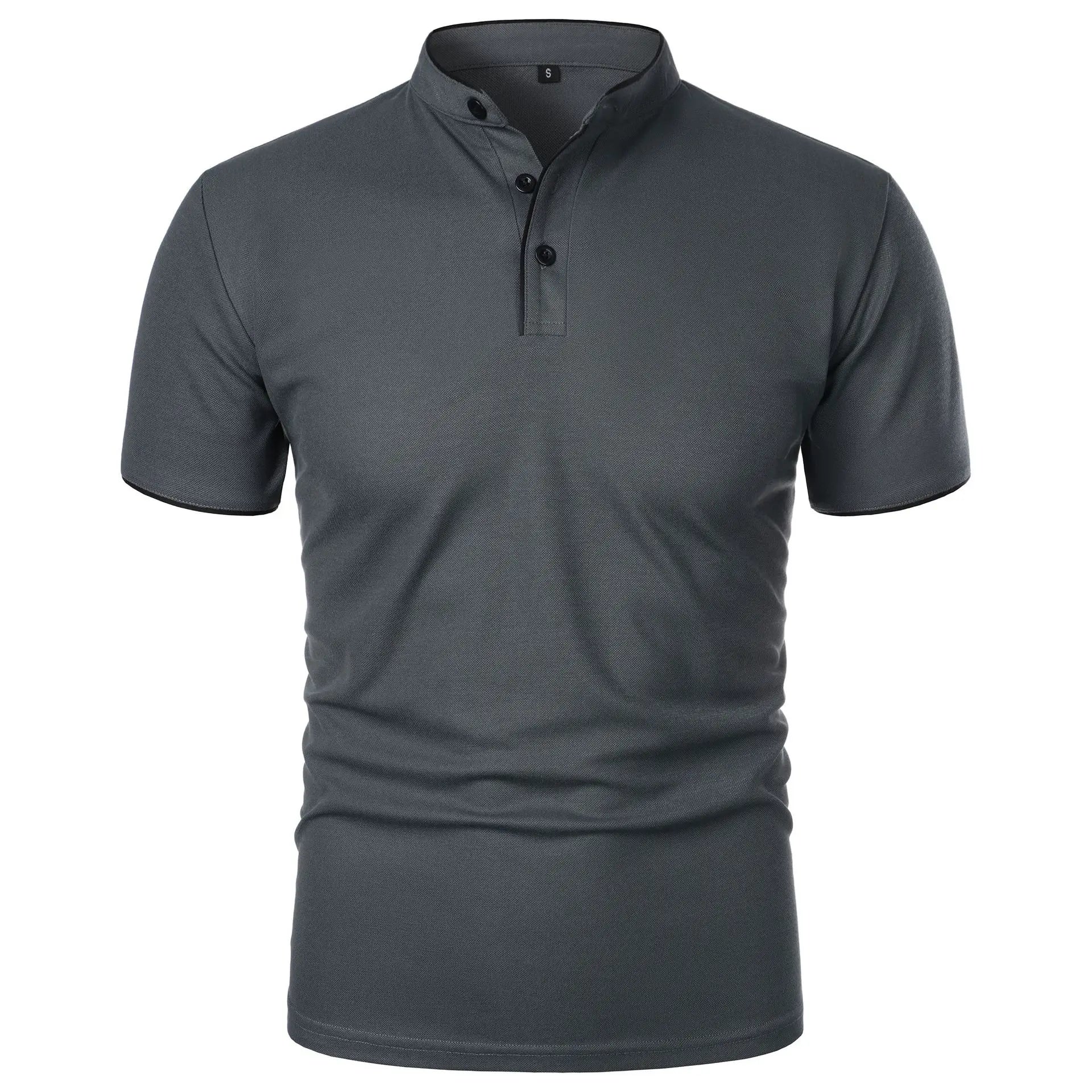 Short Sleeve Solid Colour Casual - Men's Polo