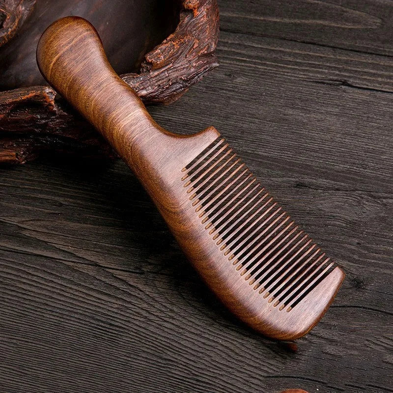 Natural Sandalwood Hair Combs Anti-Static - Sandalwood Comb - Hair Care