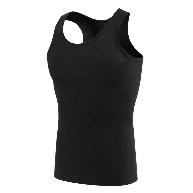 1/3 Pack Cotton Simple Fit Sports Vest - Men's Vest
