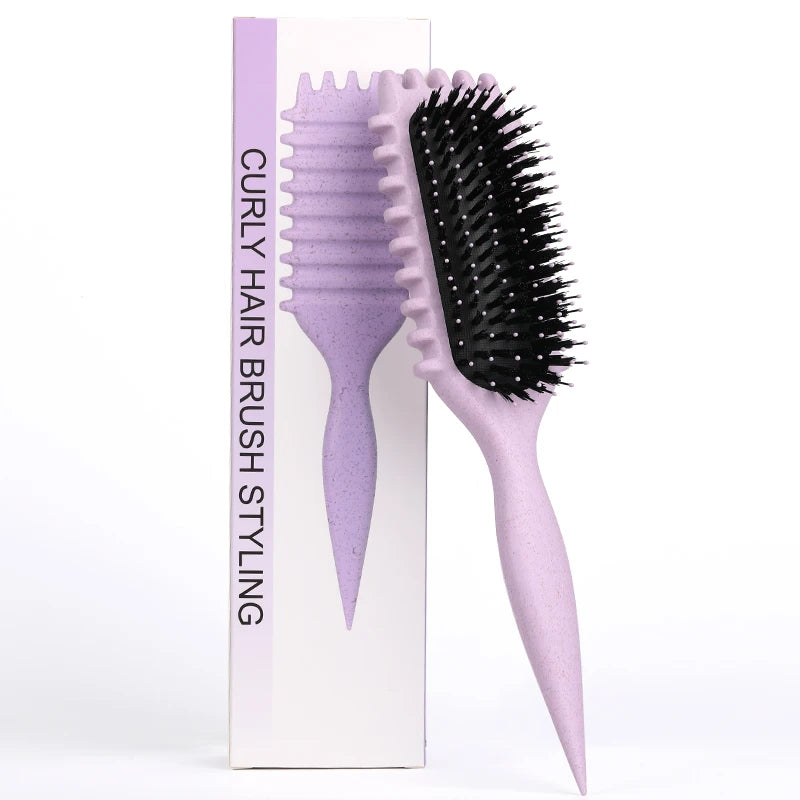 Salon Styling Curly Hair - Styling Brush