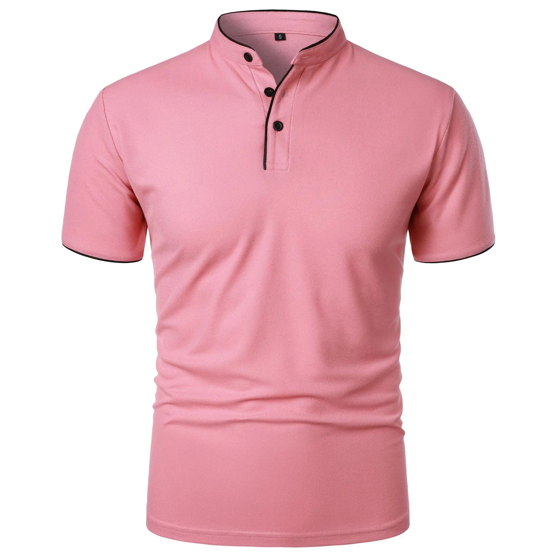 Short Sleeve Solid Colour Casual - Men's Polo