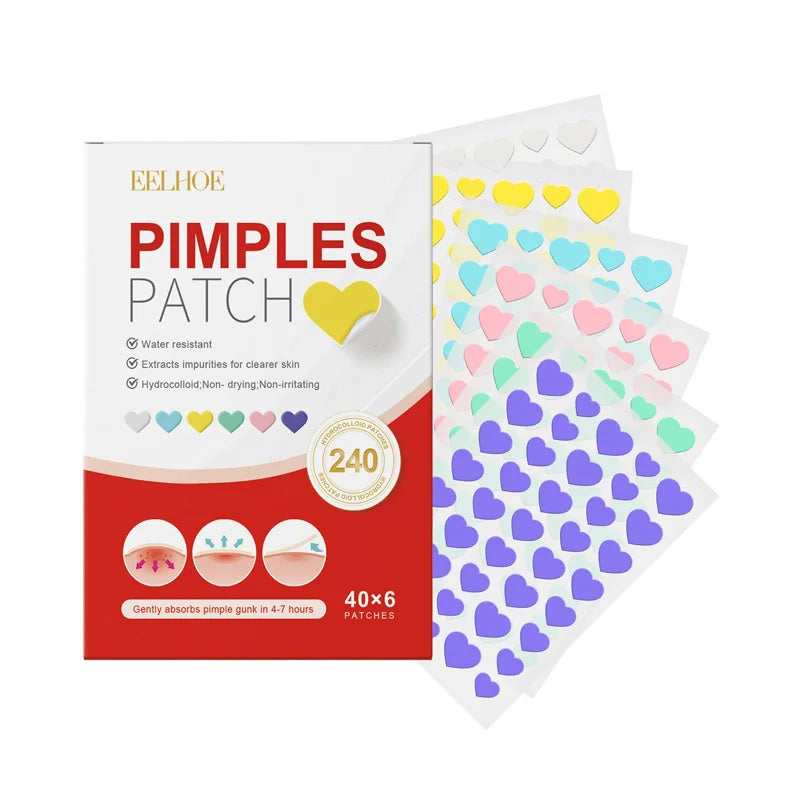 240pcs Star Acne Patches for Face Oil Control Spot Treatment - Cute Sticker for Covering Zits and Blemishes