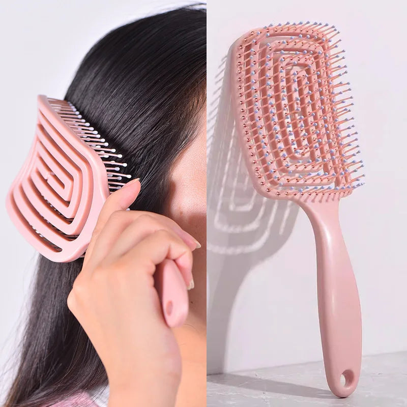 1PC elastic massage comb