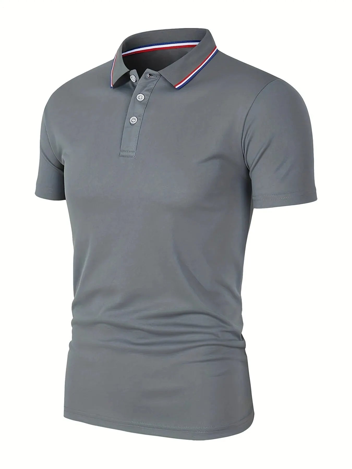 Casual Solid Colour Comfortable High Quality Short Sleeve - Men's Polo