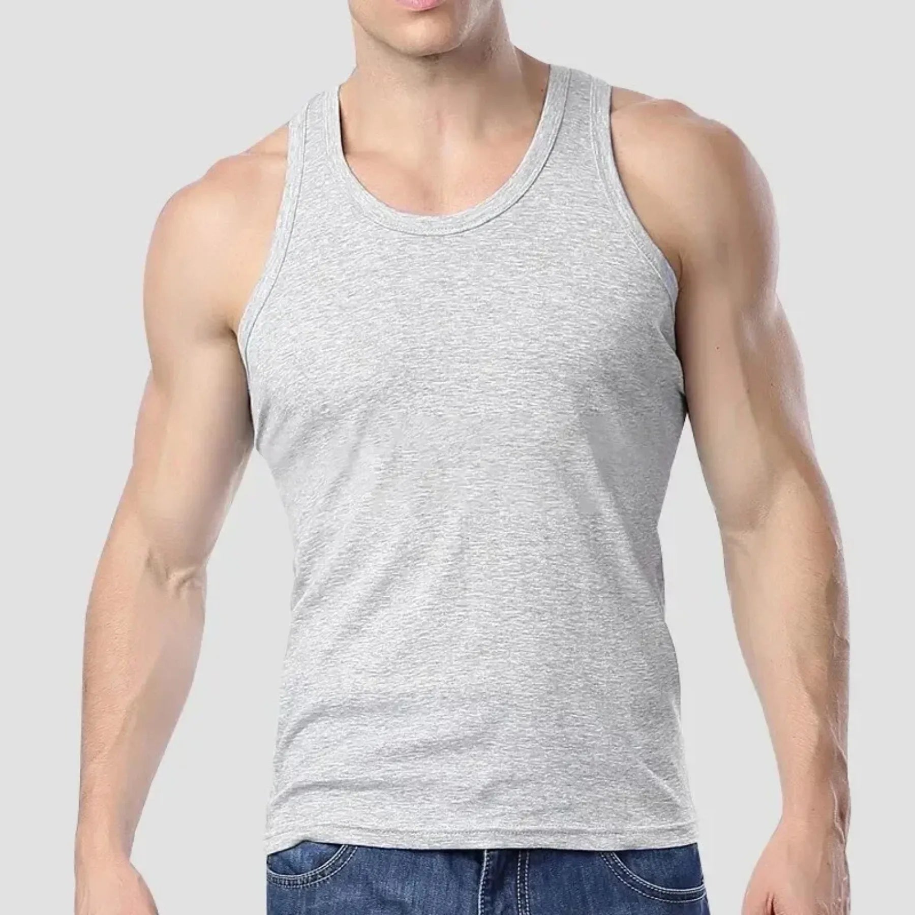 Lightweight Cotton Tight Vest - Men's Vest