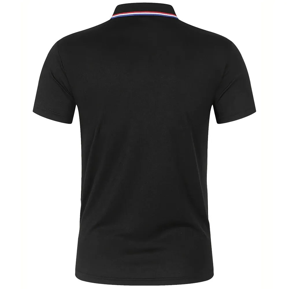 Casual Solid Colour Comfortable High Quality Short Sleeve - Men's Polo