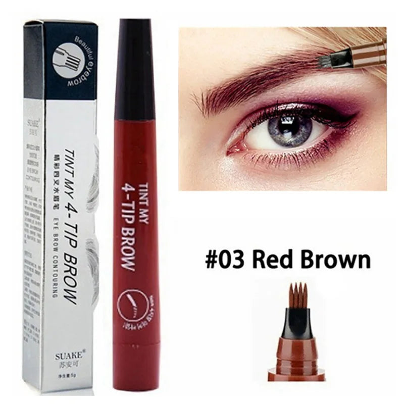 4-fork microblading eyebrow pencil