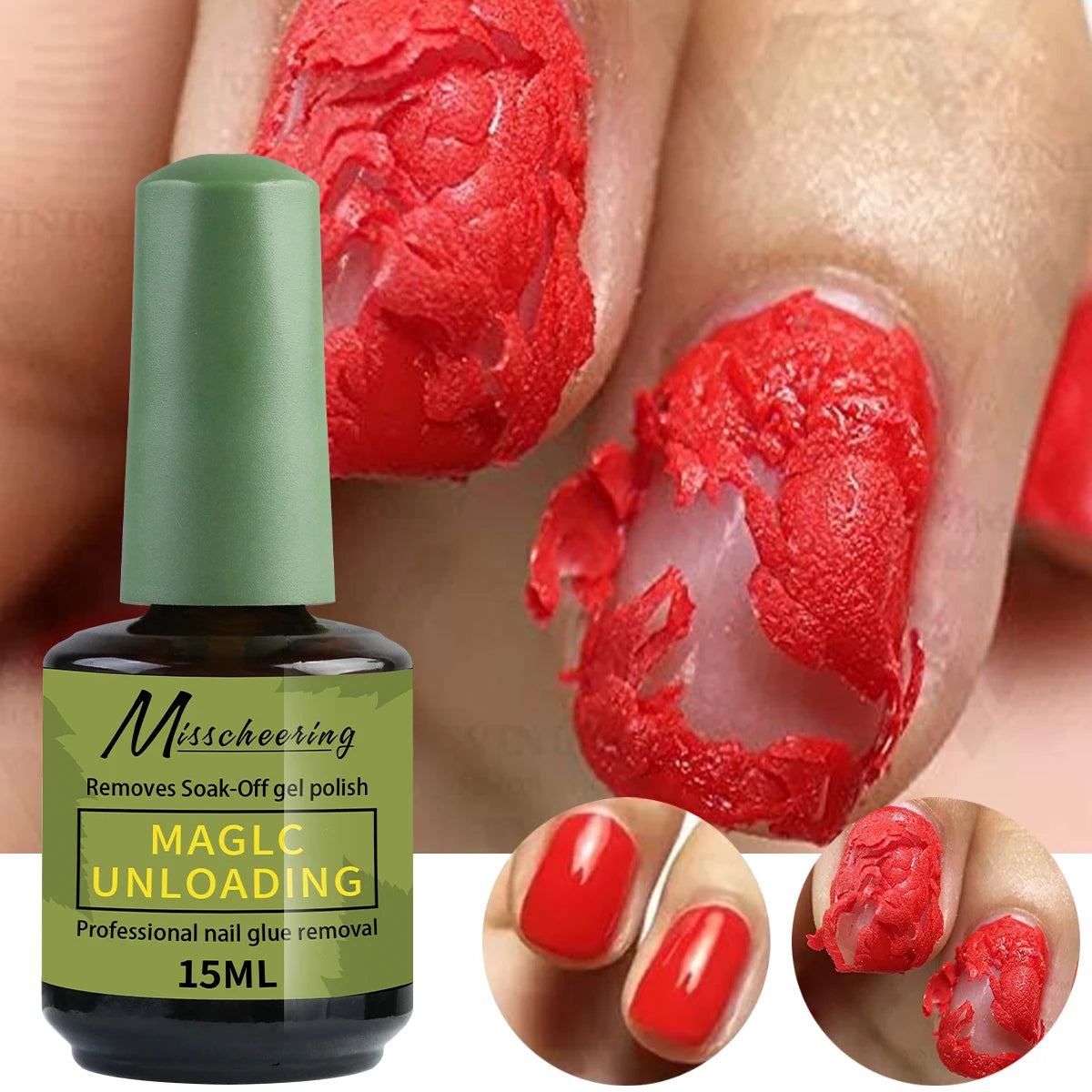 15ml Magic Fast Nail Gel Polish Remover Clean UV Soak Off