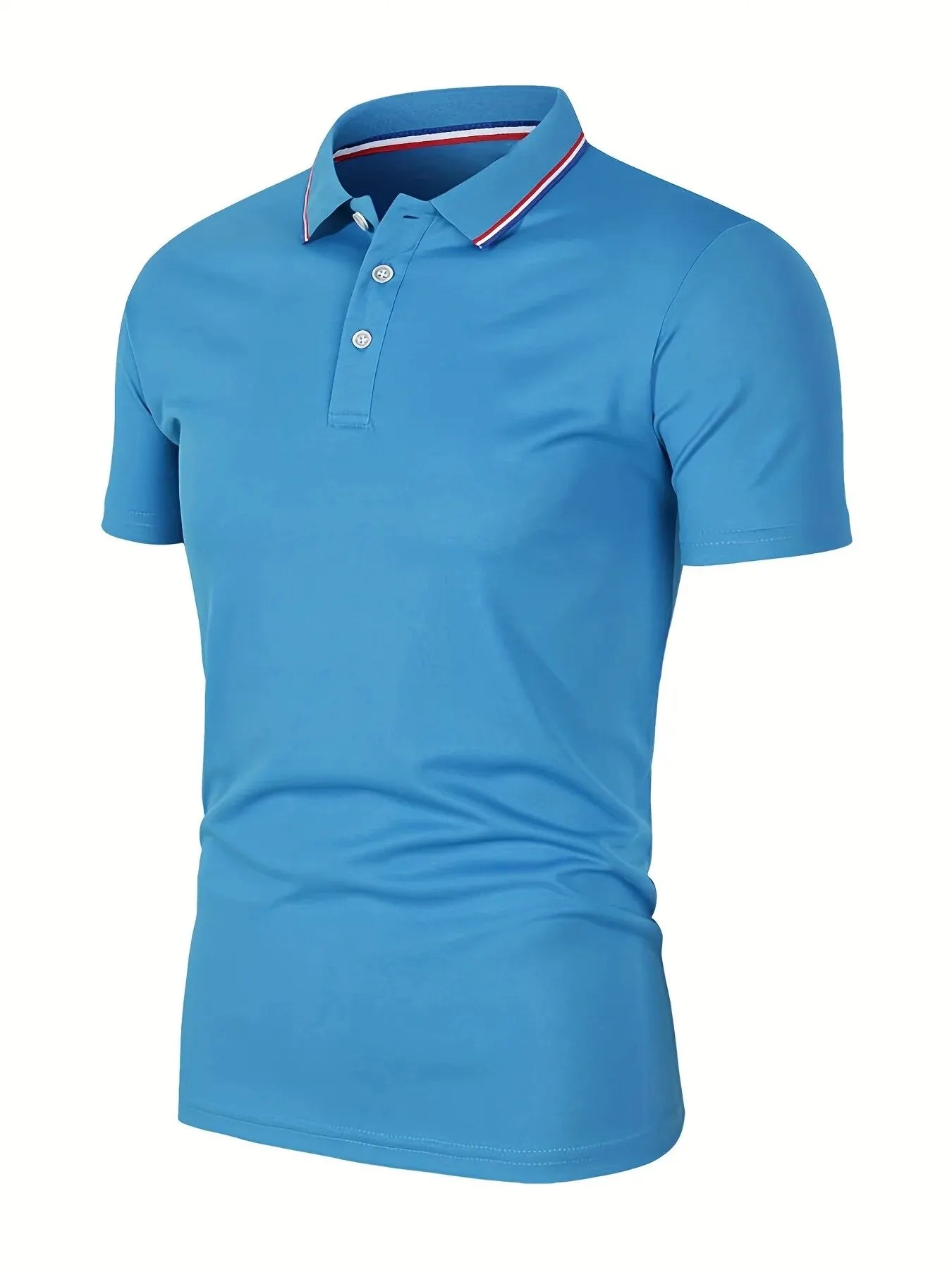 Casual Solid Colour Comfortable High Quality Short Sleeve - Men's Polo