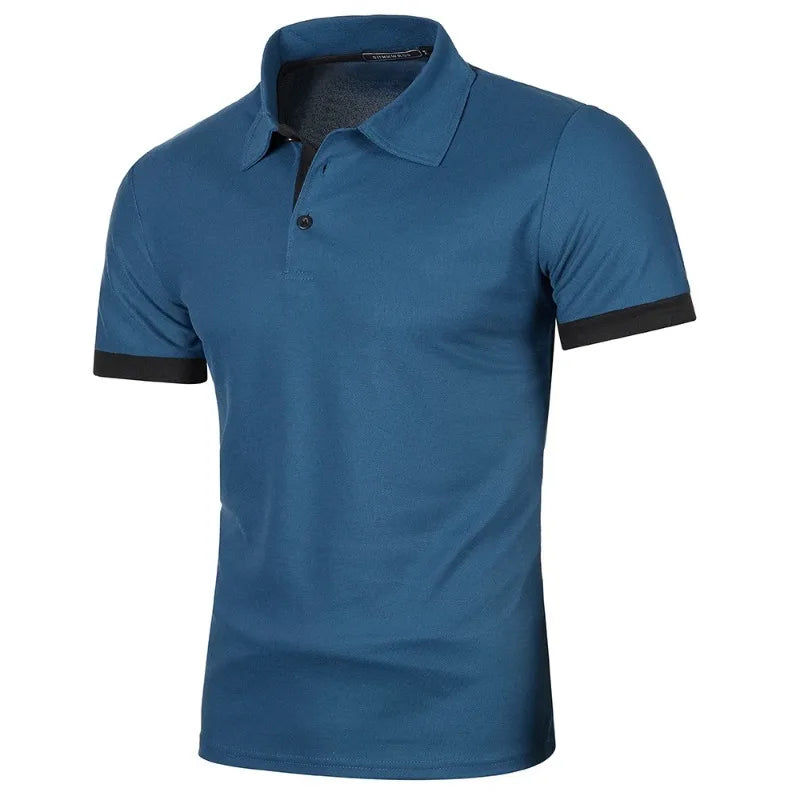 Short Sleeve Solid Colour Lightweight - Men's Polo