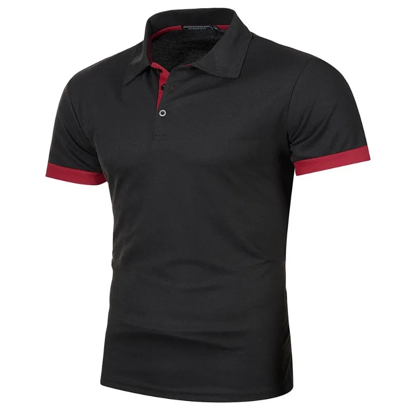 Short Sleeve Solid Colour Lightweight - Men's Polo