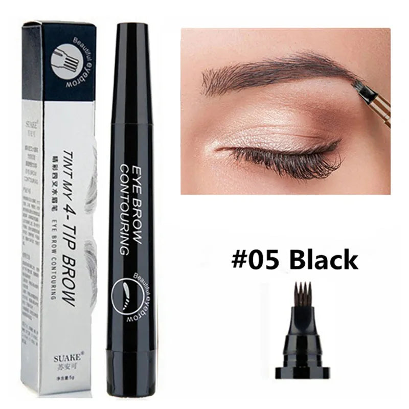 4-fork microblading eyebrow pencil