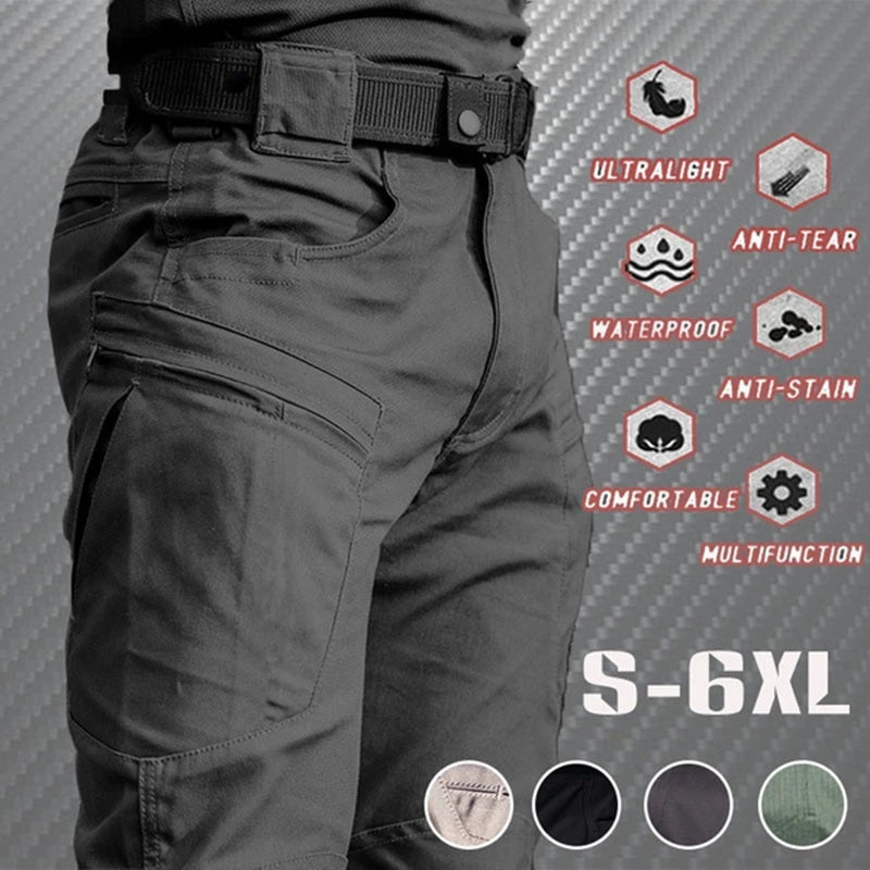 Tactical Multi-pocket Cargo Trousers, Lightweight - Men's Trousers