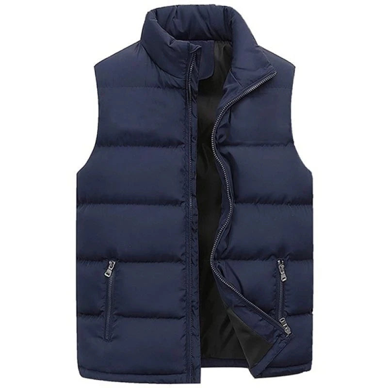 Warm Sleeveless Vest Jacket, Waterproof - Men's Jackets