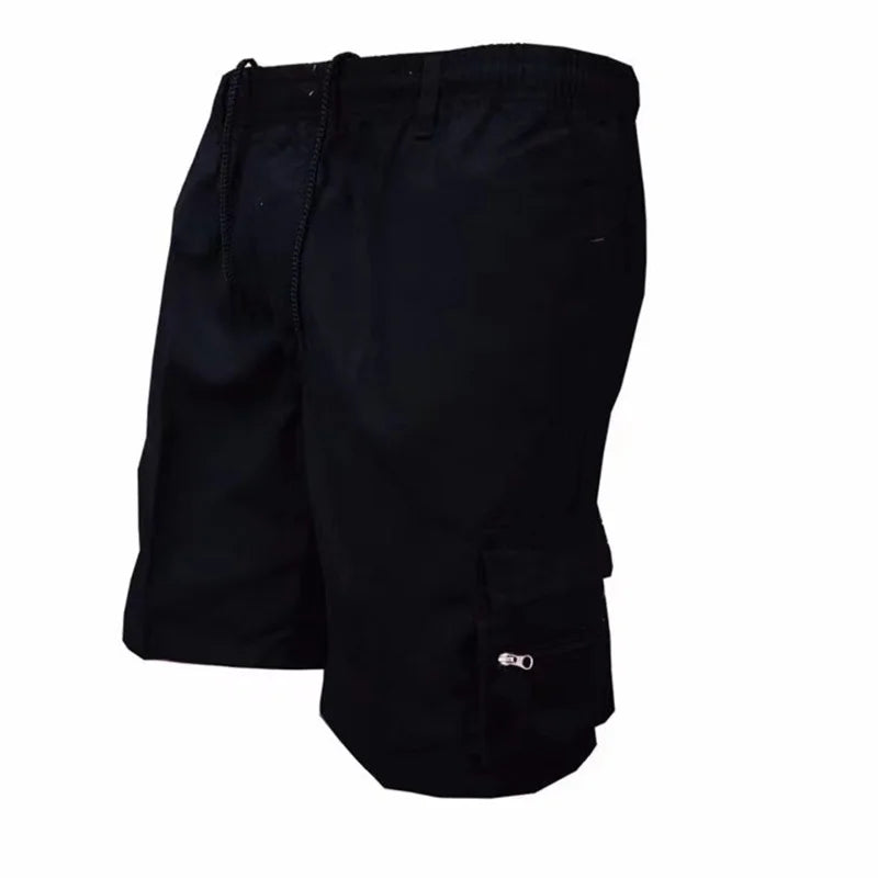 Pull String Casual Cargo Shorts - Men's Shorts