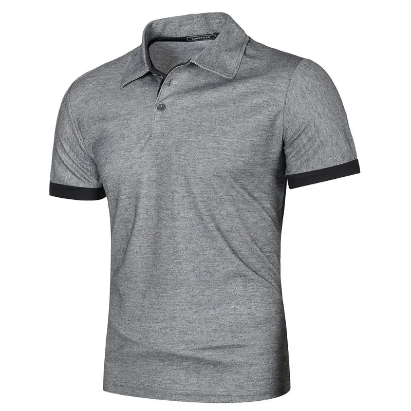 Short Sleeve Solid Colour Lightweight - Men's Polo