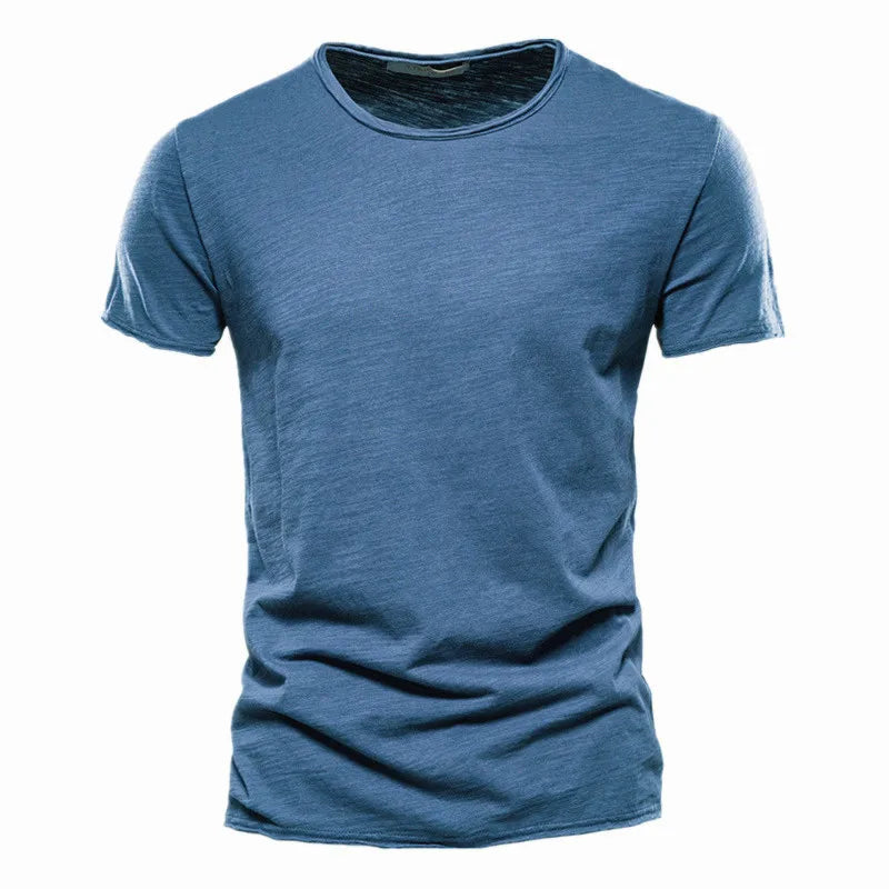 Cotton Slim Fit Short Sleeve - Men's T-Shirt