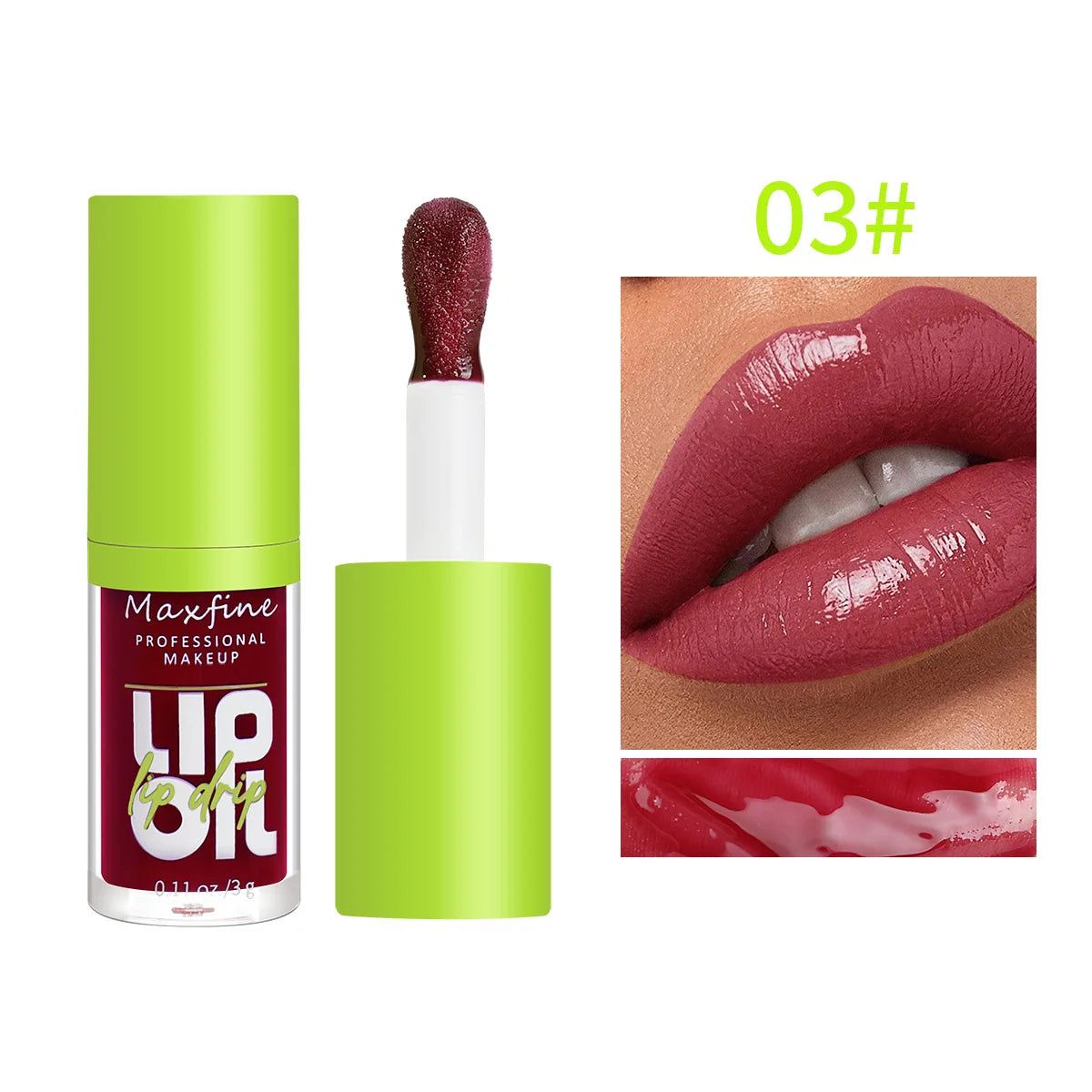 Lip Gloss Waterproof Long-term Moisturizing Non-stick Non-fading