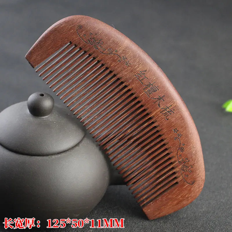 Natural Sandalwood Hair Combs Anti-Static Wooden Comb Hair Care