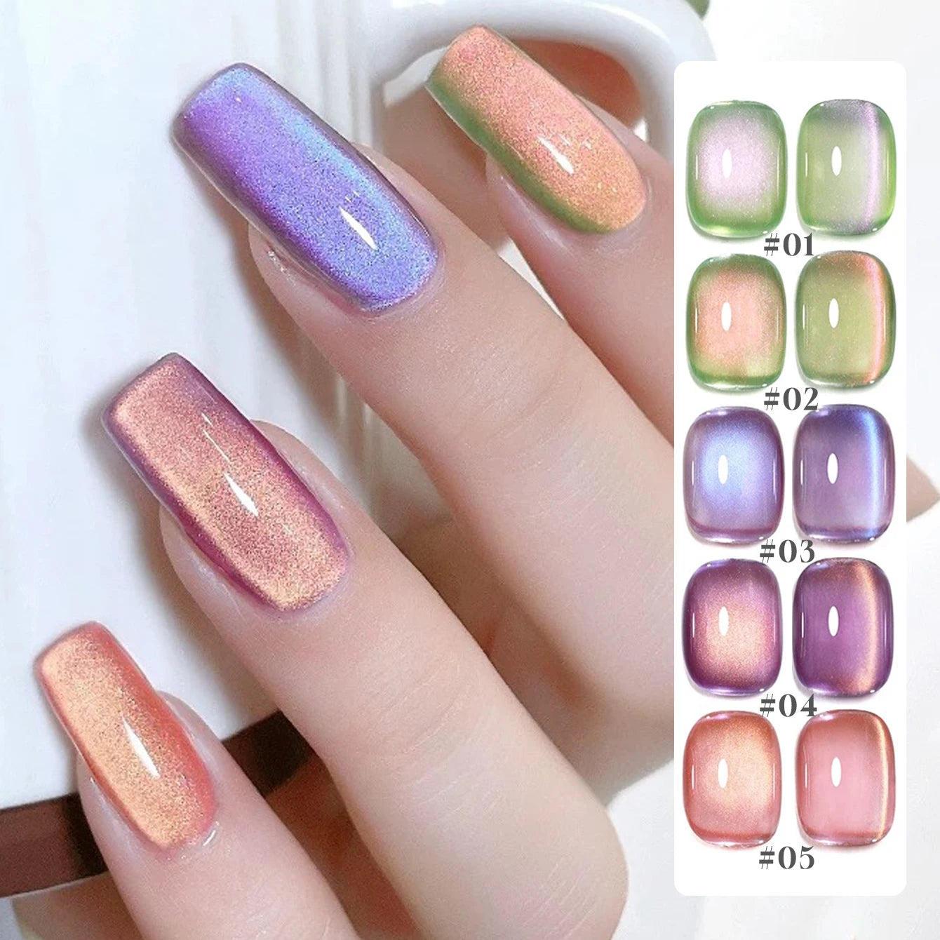 1/6PCS SS25 cat eye gel polish kit