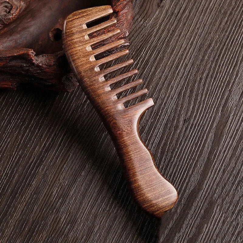 Natural Sandalwood Hair Combs Anti-Static - Sandalwood Comb - Hair Care