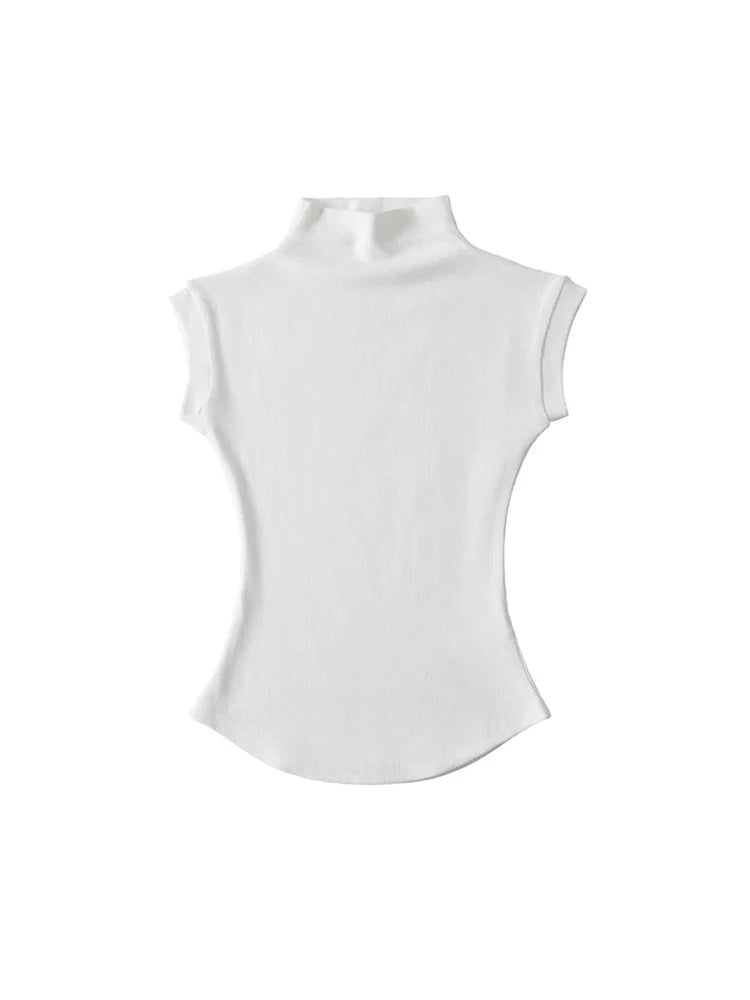 Sleeveless Turtleneck - Women’s Top