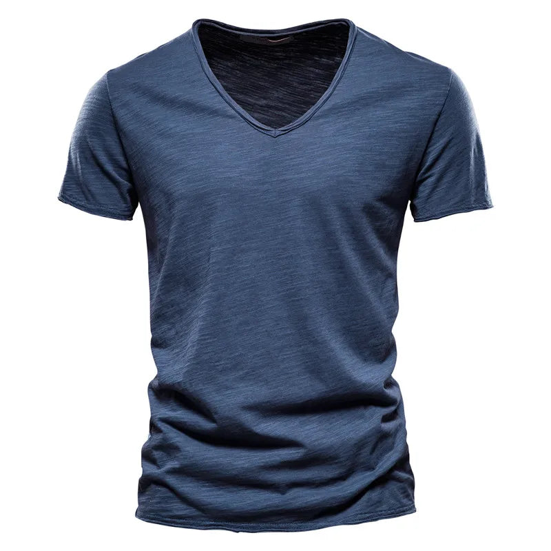 Cotton Slim Fit Short Sleeve - Men's T-Shirt