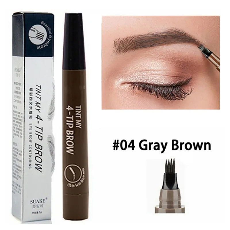 4-fork microblading eyebrow pencil
