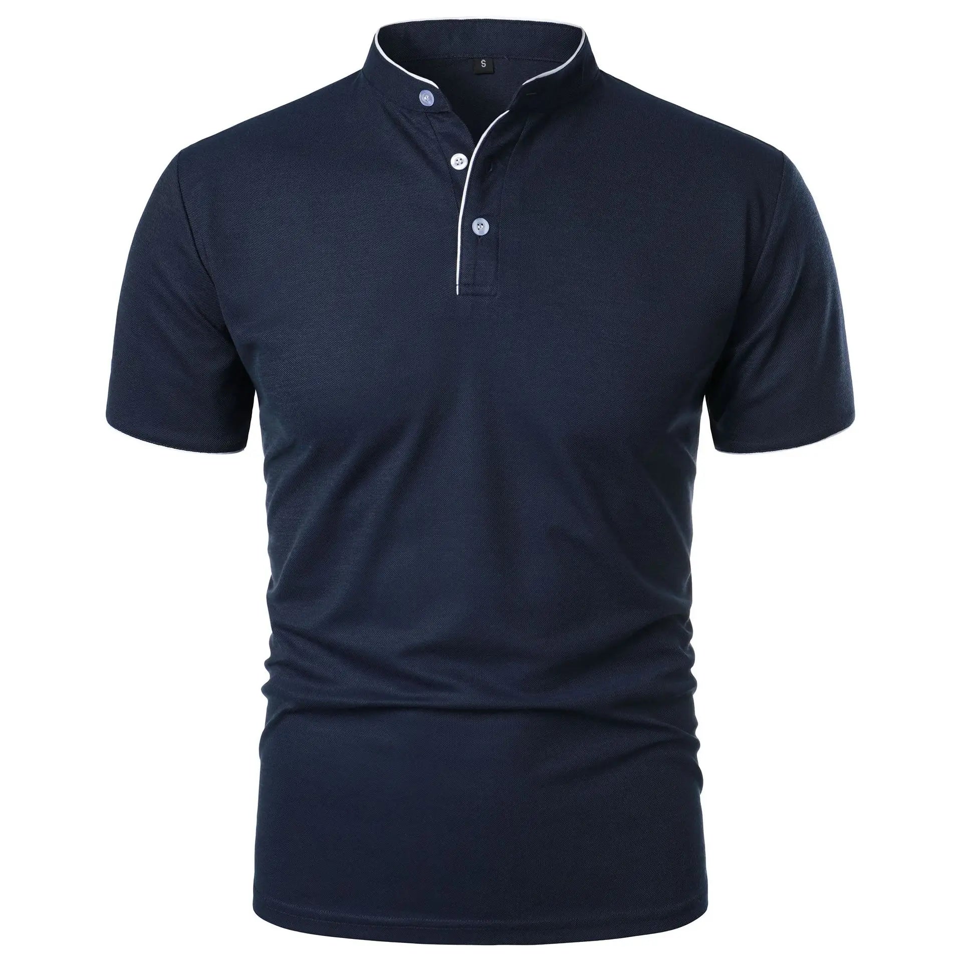 Short Sleeve Solid Colour Casual - Men's Polo
