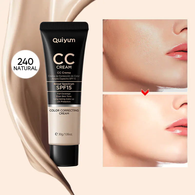 Quiyum CC Cream 30ml (Color Box) - Hydrating and Concealing