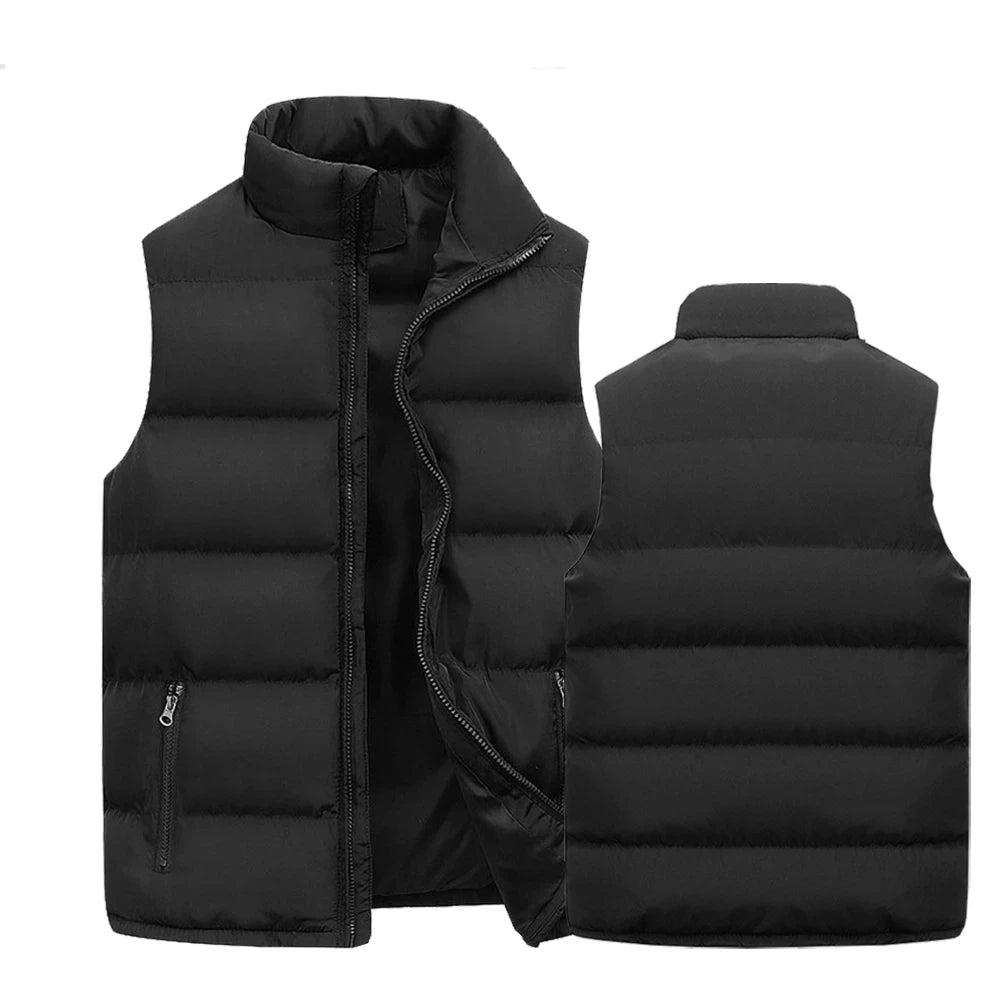 Warm Sleeveless Vest Jacket, Waterproof - Men's Jackets