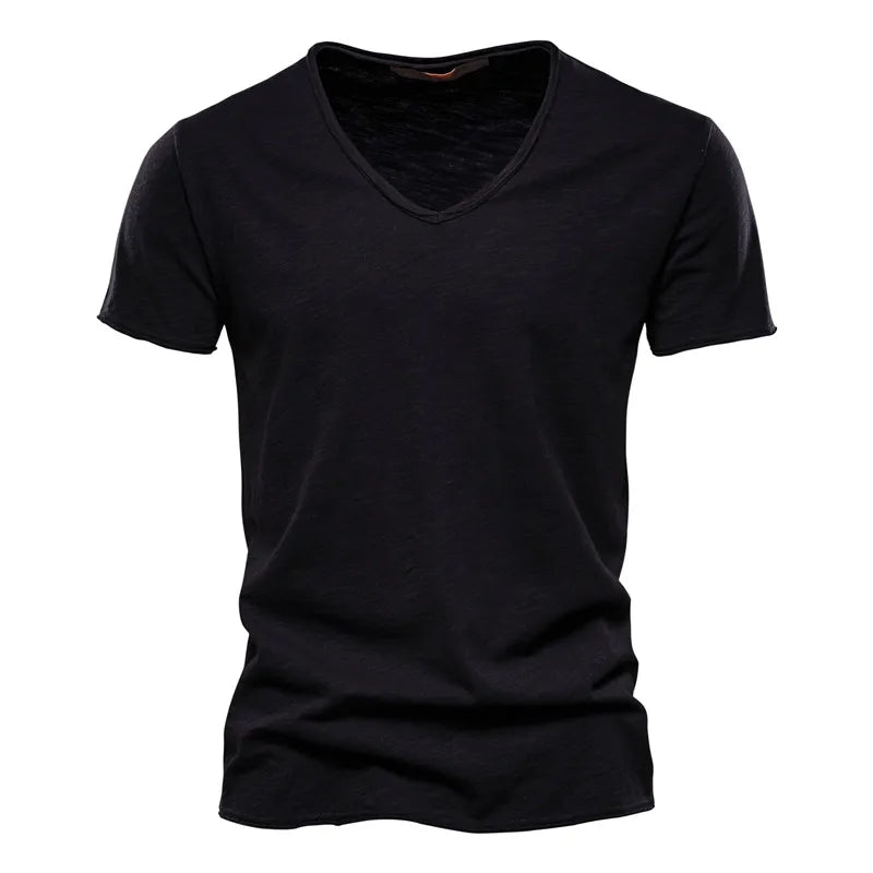 Cotton Slim Fit Short Sleeve - Men's T-Shirt