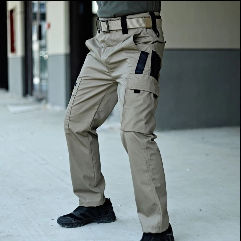 Tactical Work, Multi-pocket, Waterproof Cargo Trousers - Outdoor Workwear - Men's Trousers