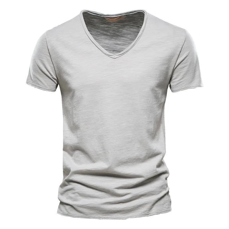 Cotton Slim Fit Short Sleeve - Men's T-Shirt