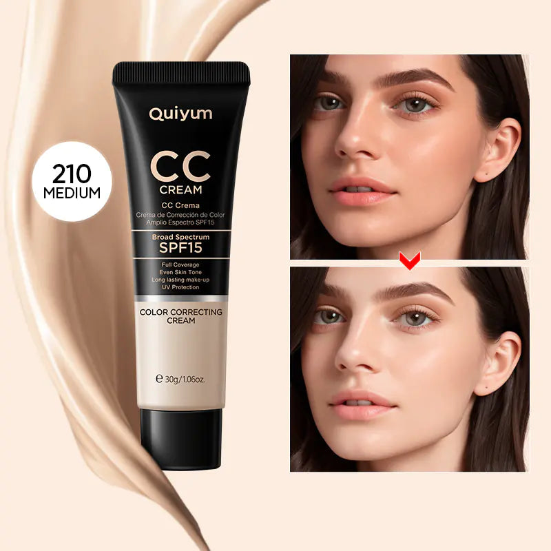Quiyum CC Cream 30ml (Color Box) - Hydrating and Concealing