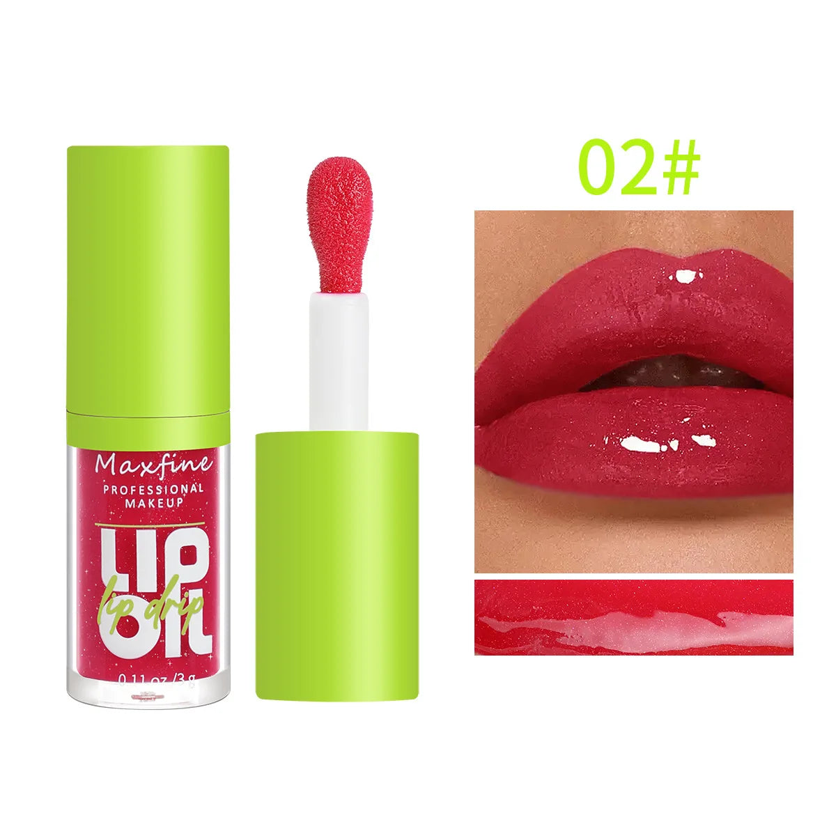 Lip Gloss Waterproof Long-term Moisturizing Non-stick Non-fading