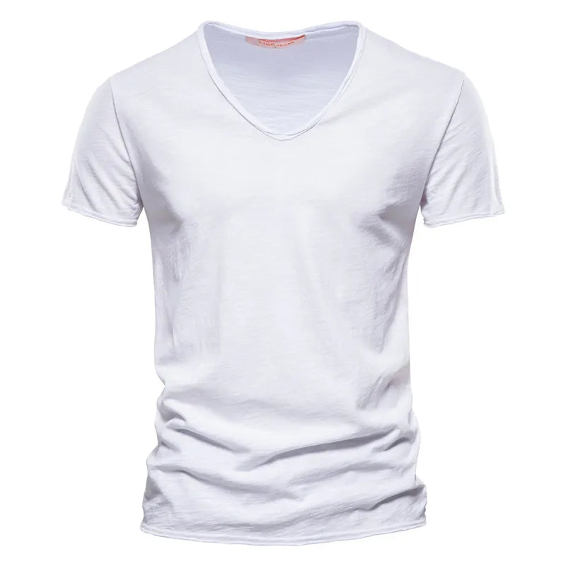 Cotton Slim Fit Short Sleeve - Men's T-Shirt