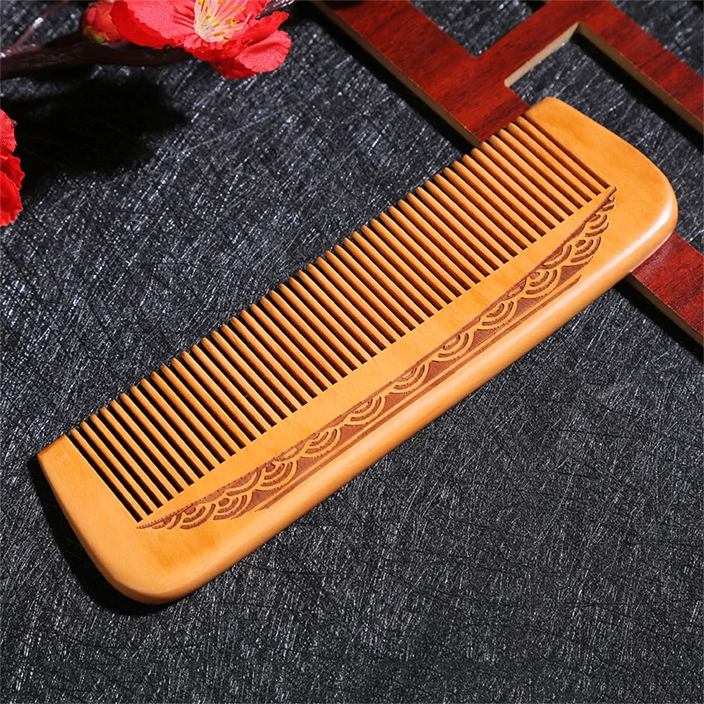 Handmade Natural Sandalwood Comb, 4 Variations - Hair Comb