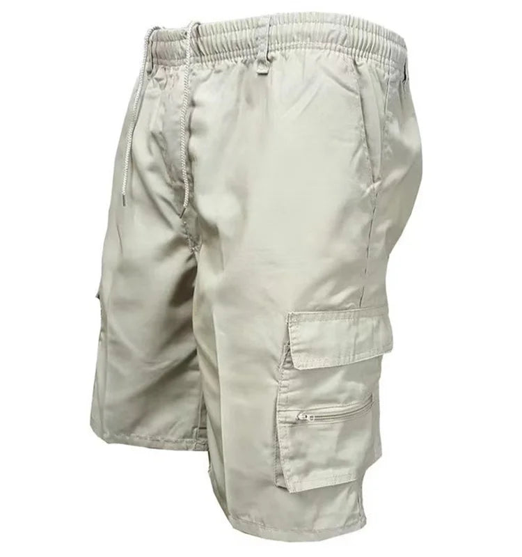 Pull String Casual Cargo Shorts - Men's Shorts