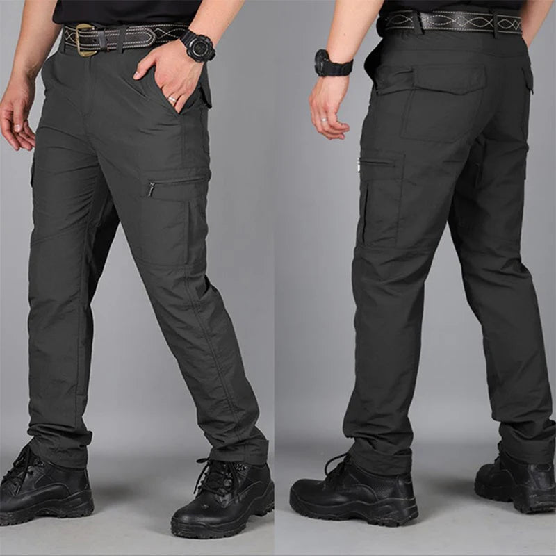 Tactical Multi-pocket Cargo Trousers, Lightweight - Men's Trousers