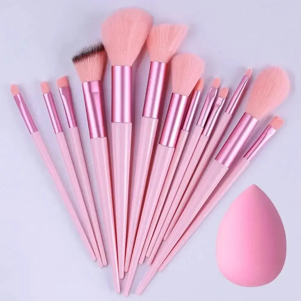 Soft Fluffy Makeup Brush Set