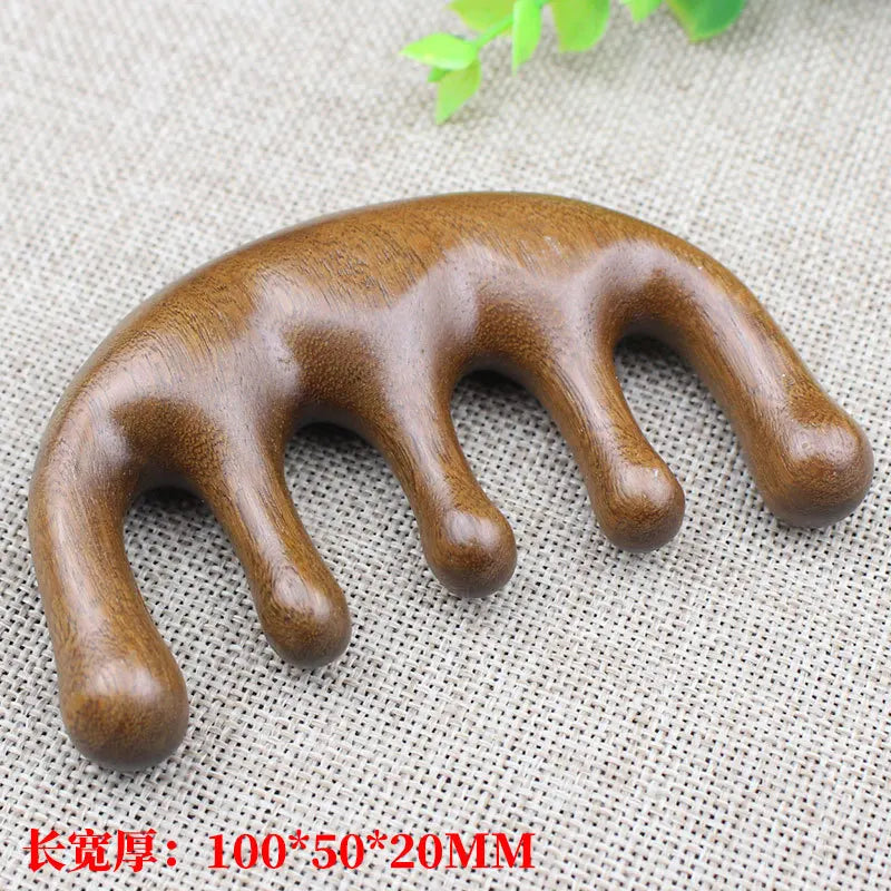 Natural Sandalwood Hair Combs Anti-Static Wooden Comb Hair Care
