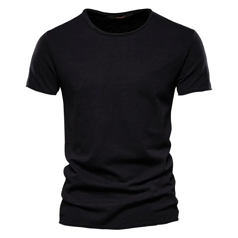 Cotton Slim Fit Short Sleeve - Men's T-Shirt