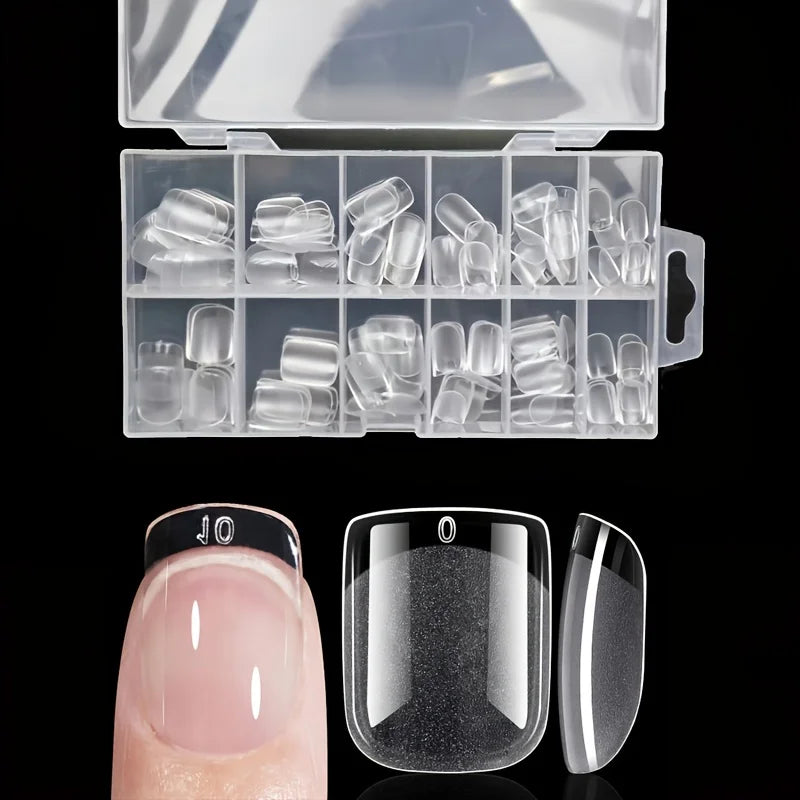 120Pcs Full Cover Press On Nail Tips Stiletto - Soak Off Gel Nail Extension