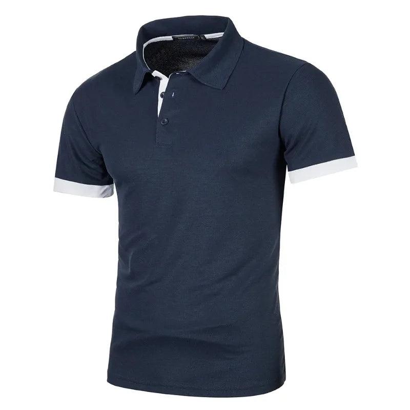 Short Sleeve Solid Colour Lightweight - Men's Polo