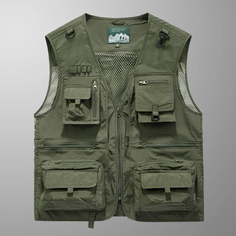 Work Cargo Vest - Men's Workwear