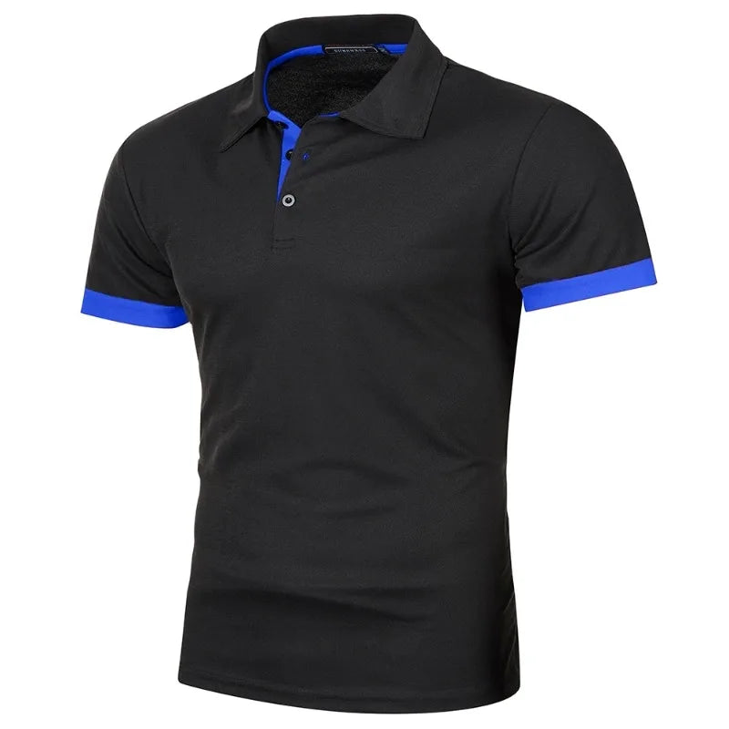 Short Sleeve Solid Colour Lightweight - Men's Polo