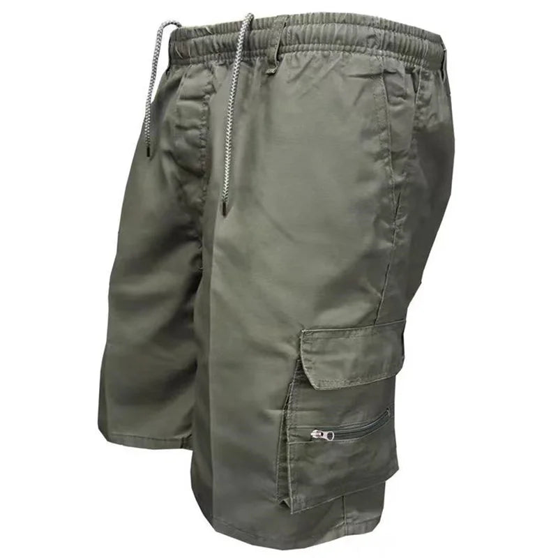 Pull String Casual Cargo Shorts - Men's Shorts